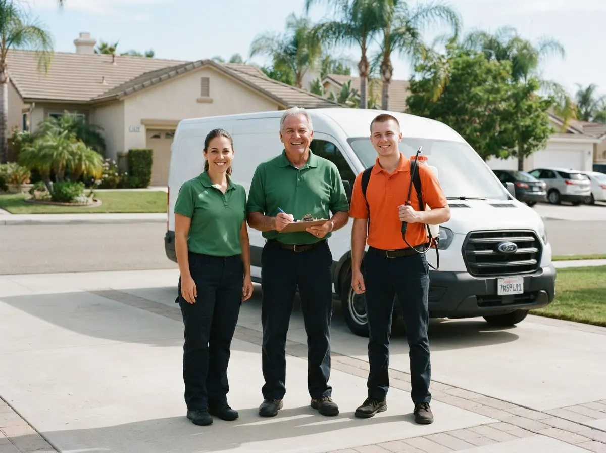The Golden Finch Pest Control team, pest control service in Anaheim, CA